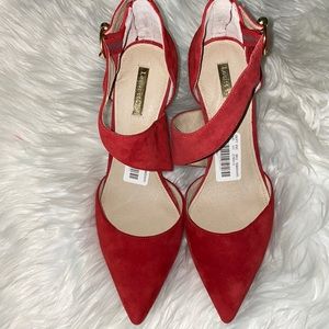 LOUISE ET CIE SUEDE LO JENNOX STILETTO HEELS